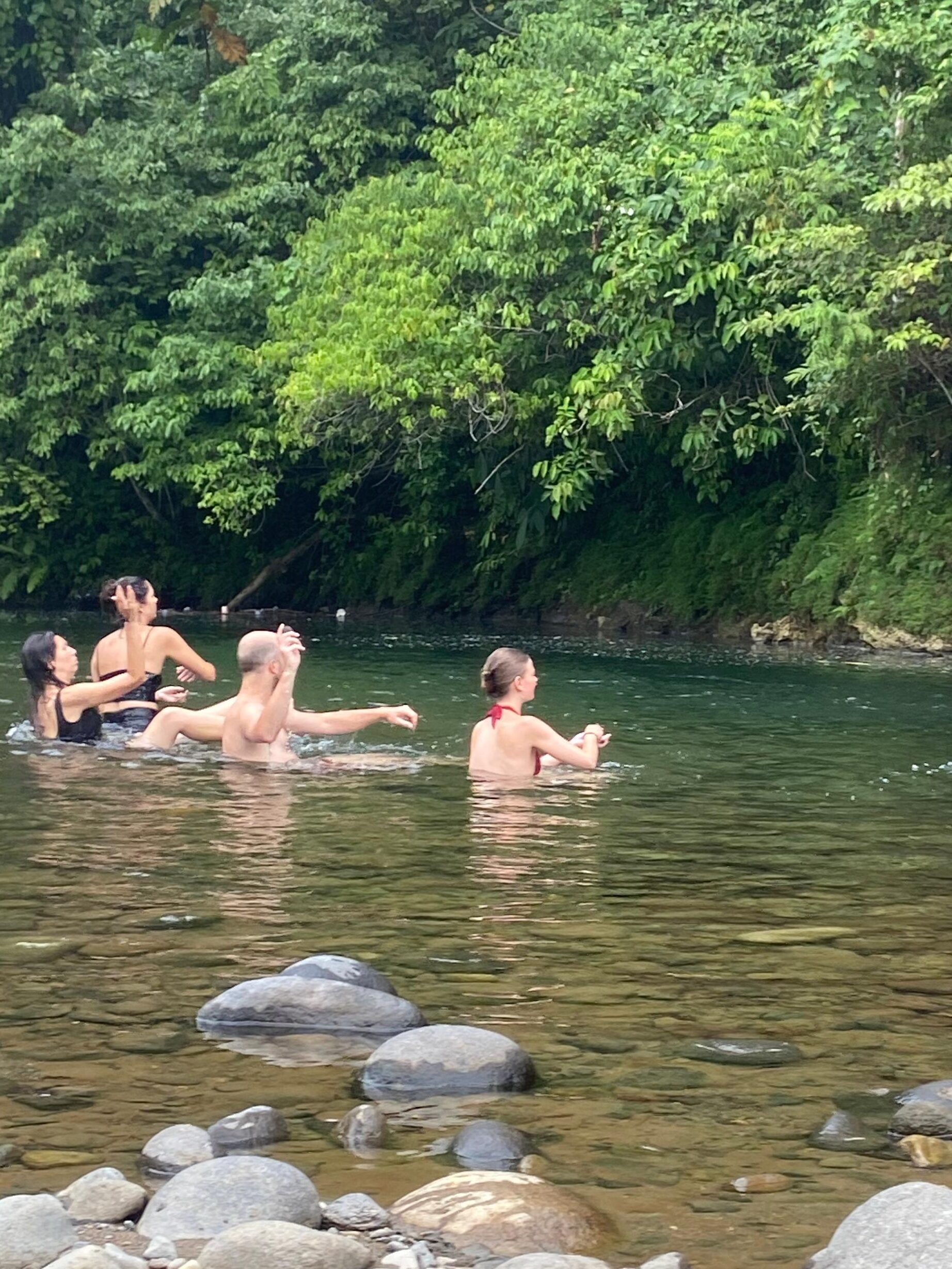 Krui river waterfall swimming jungle